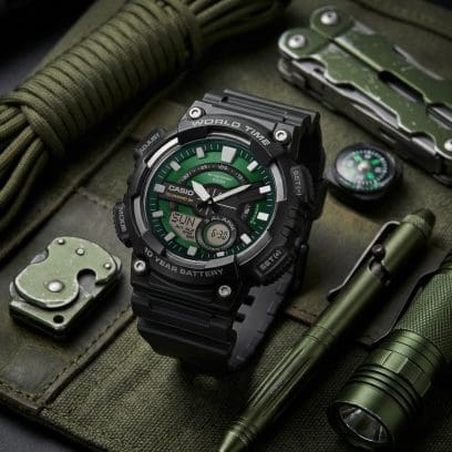 Casio - AEQ-110W-3A2VD - Men Watch